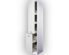 Apothekerskast klassiek wit met 5 laden 211 cm hoog RAI-5180 afbeelding