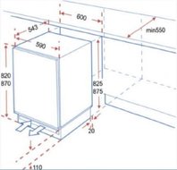 Mini Onderbouw koelkast KS133.0A RAI-031