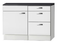 Keukenblok wit hoogglans 110cm OPTI-244 afbeelding