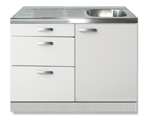 Keukenblok Wit Lagos 100cm afbeelding