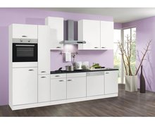 Keuken 310cm wit incl oven, koelkast, kookplaat, vaatwasser en afzuigkap RAI-1634 afbeelding