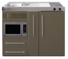 MPM 120 A Bruin met koelkast, apothekerskast en magnetron RAI-9542 afbeelding