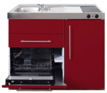 MPGS 120 Bordeauxrood met vaatwasser en koelkast RAI-9593 afbeelding