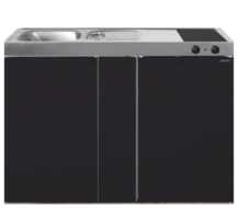 MK 120B Zwart mat met koelkast RAI-9535 afbeelding