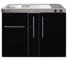 MP 120A zwart metalic met apothekers la en koelkast RAI-9516 afbeelding