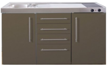 MPS4 150 Bruin met koelkast en 4 ladekasten RAI-9534 afbeelding