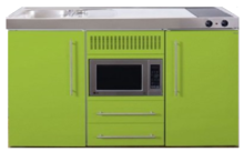 MPM 150 Groen met koelkast en magnetron RAI-952 afbeelding