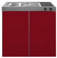 MK 100 Bordeauxrood met koelkast RAI-9522 afbeelding