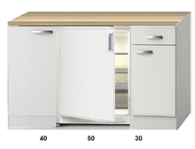 Kitchenette 120 CM incl koelkast RAI-2252 afbeelding