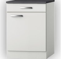Onderkast Lagos White Glans met een La (BxHxD) 60 x 84,8 x 60,0 cm RAI-4491 afbeelding