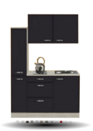 Kitchenette FARO 130cm POTTO-640 afbeelding