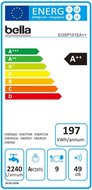 Inbouw vaatwasser 45 cm breed Domest EGSP191E A++ RAI-228