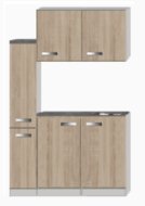 Kitchenette Padua 130cm met apothekerskast RAI-4491 afbeelding