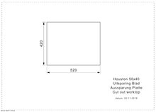 Spoelbak vierkant HOUSTON 50X40 Rai-885
