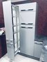 Apothekerskast-Grijs-mat-met-ijzeren-laden-206-cm-hoog-RAI-554 Apothekerskast-Grijs-mat-met-ijzeren-laden-206-cm-hoog-RAI-554