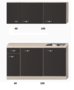 Kitchenette-Faro-Antraciet-140cm-HRG-5260