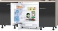 keukenblok-150cm-Antraciet-Glans-incl.-inbouw-koelkast-RAI-3900