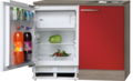 Keukenblok-Imola-Rood-hoogglans-met-inbouw-koelkast-120cm-RAI-4422