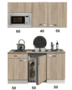 keukenblok-150-met-inbouw-koelkast-magnetron-en-2-pit-elektrisch-kookplaat-RAI-332