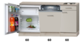 Kitchenette-180cm-zand-cream-glans-met-vaatwasser-en-inbouw-koelkast-RAI-885