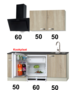 kleine-keukenblok-160cm-houtnerf-incl-inbouw-koelkast-RAI-4919