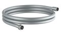 HOGAFLEX-K-7-doucheslang-Silverflex-kunststof-zilver-look--lengte:-ca.-200-cm--½-(Ø-ca.-19-cm)-standaard-aansluiting--inclusief-waterbesparende-pakking--tot-wel-50-minder-water-verbruik--ga