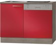 Keukenblok-incl-vaatwasser-Imola-signaal-rood-satijn-(BxHxD)-110-x-84-x-60-cm-HRG-11660