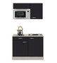 Kitchenette-Faron-Antraciet-100cm-met-magnetron-OPTI-0104