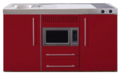 MPM-150-Rood-met-koelkast-en-magnetron-RAI-953