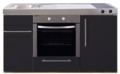 MPB-150-Zwart-mat-met-koelkast-en-oven-RAI-938