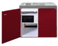 MKM-100-Bordeauxrood-met-koelkast-en-losse-magnetron-RAI-9573