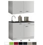 keukenblok-120-x-60-cm-met-een-la-+-RVS-aanrechtblad-en-wandkasten-RAI-4413